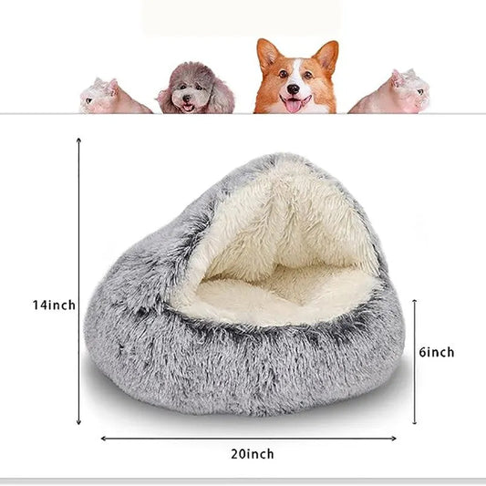 Ultra-Soft Comfort Bed for Dogs & Cats
